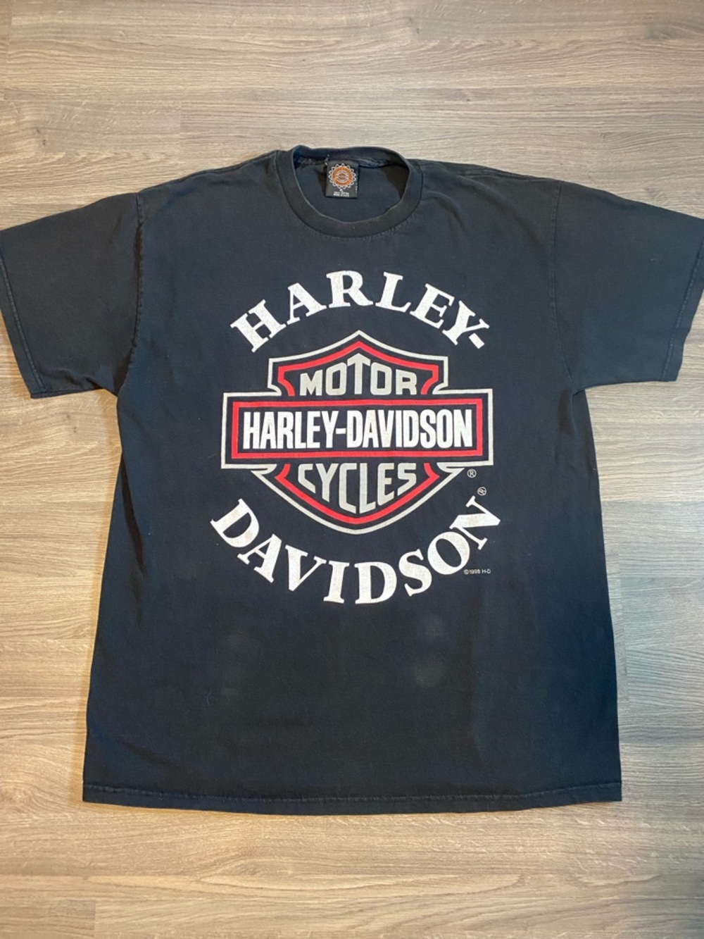 Vintage (1998) Harley-Davidson Black T-Shirt - Martha’s Vineyard